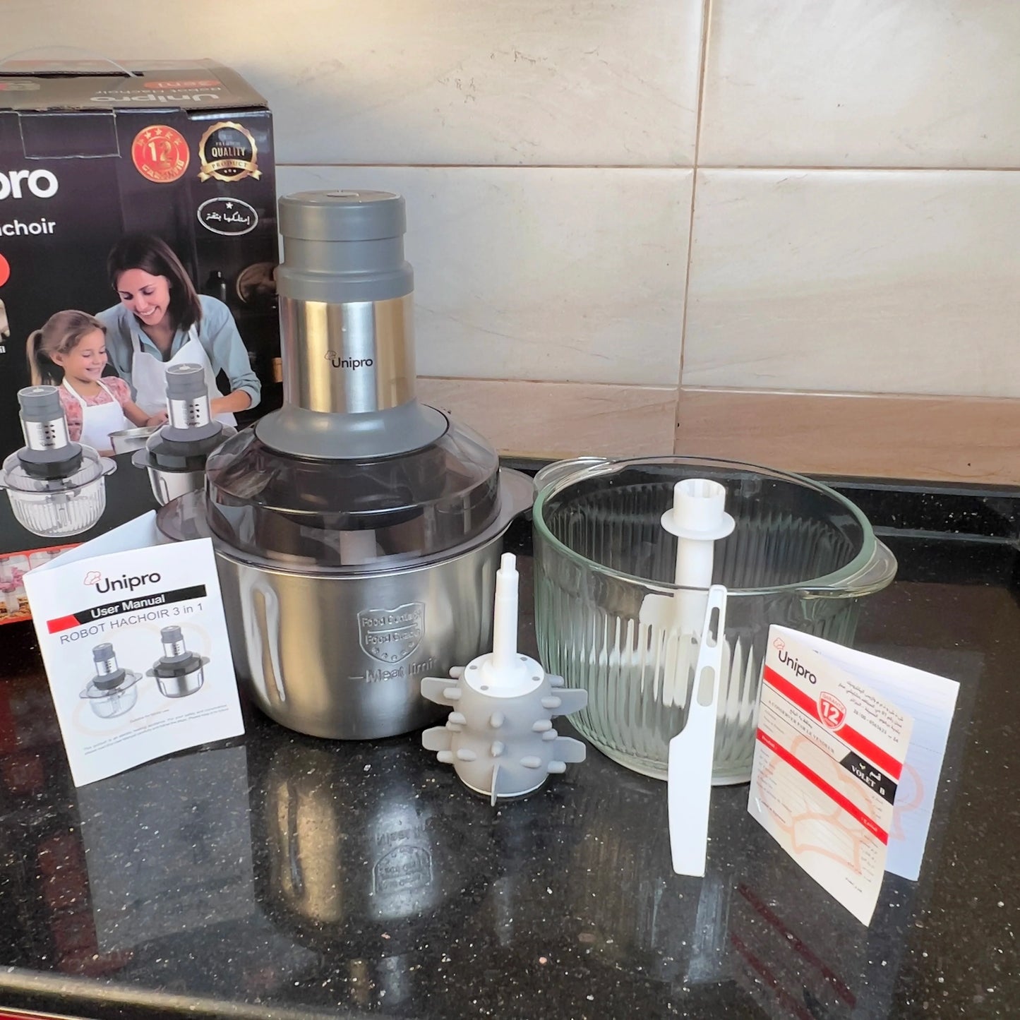 Robot Hachoir Unipro 5 Litres 3 En 1 PROMO !!!