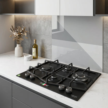 Ariston🇮🇹 - 4 Feux Noir Matte "58/52cm"